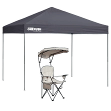 Expedition One Push Pop-Up Canopy and MaxShade™ Folding Chair Bundle Deal